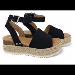 SODA Espadrilles - Platform Wedge Sandals